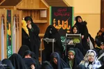 آیین وداع با پیکرهای مطهر چهار شهید گمنام دوران دفاع مقدس در حرم مطهر شاهچراغ(ع)‎