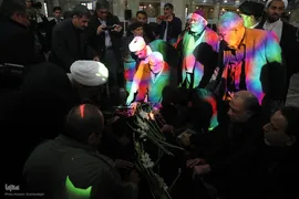 تشییع آیت الله شیخ عبدالنبی نمازی در قم