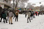 برف زمستانی در اهر
