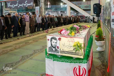 میزبانی مصلای اصفهان از پیکر شهید تازه تفحص‌شده دفاع مقدس
