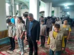 برپایی میز خدمت در مصلی نماز جمعه شهرستان اهر