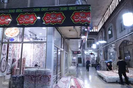 سیاه پوش شدن بازار تبریز