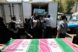 تشییع پیکر مطهر ۱۵۰ شهید دفاع مقدس