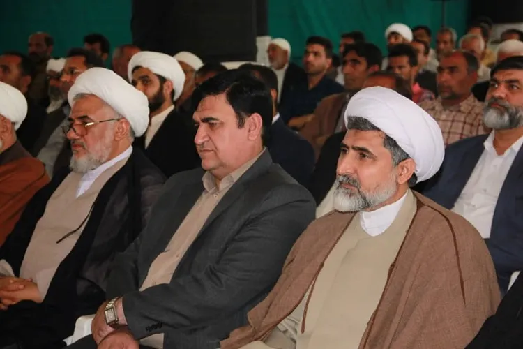 آیین معارفه امام‌جمعه بخش توکهور و هشتبندی شهرستان میناب برگزار شد