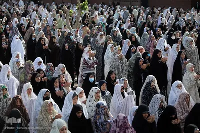 نماز عید سعید فطر در جوار حرم مطهر حضرت عبدالعظیم حسنی علیه‌السلام