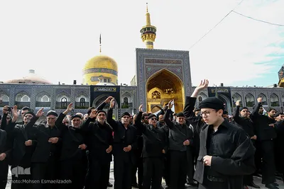 عزاداری ۲۸ صفر در حرم مطهر رضوی