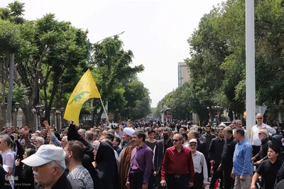 فریاد انزجار نمازگزاران تبریزی از جنایت رژیم صهیونسیتی