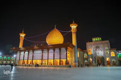 مراسم شب ولادت باسعادت نبی مکرم اسلام و صادق آل محمد(ص) در حرم مطهر شاهچراغ