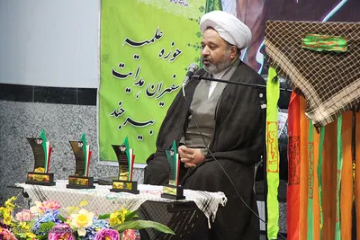 مراسم عمامه گذاری طلاب حوزه علمیه سفیران هدایت بیرجند