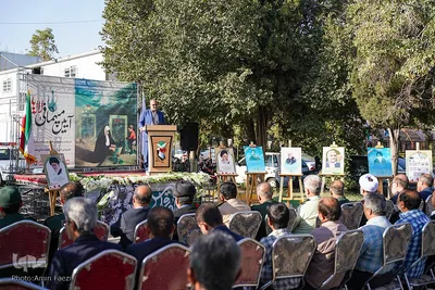 گلباران قبور شهدا‎