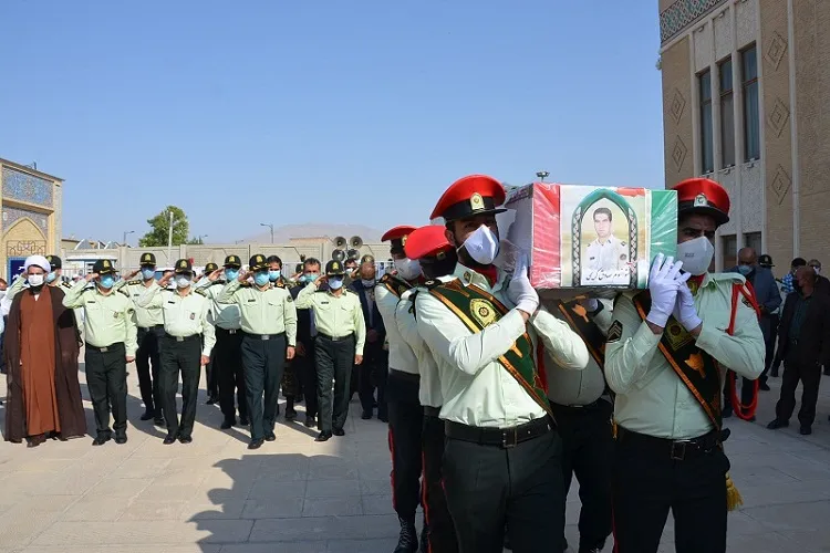 پیكر شهید ناجا در شیراز آرام گرفت