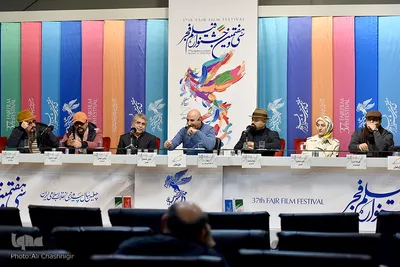نشست رسانه‌ای عوامل فیلم «نت‌های مسی یک رویا» در هفتمین روز سی‌وهفتمین جشنواره فیلم فجر
