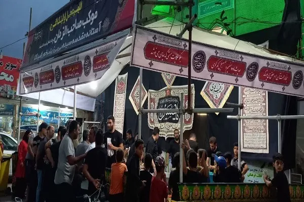 برپایی موکب صاحب الزمان در شهرستان گلوگاه