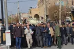 تشییع پیکر شهید گمنام در شهرستان شوط‎
