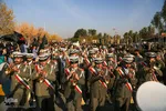 مراسم استقبال مردم شیراز از شهدای گمنام