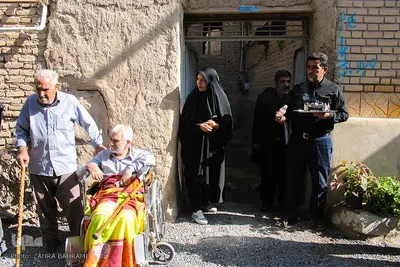 آئین سنتی«علَم‌کشان» در روستای انجدان - اراک/عکاس:زهرا بهرامی