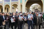 راهپیمایی نمازگزاران اصفهانی به شکرانه پیروزی مقاومت