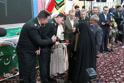 حضور سردار رادان در یادواره شهدای اراک‎