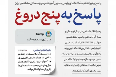اطلاع نگاشت | پاسخ به پنج دروغ