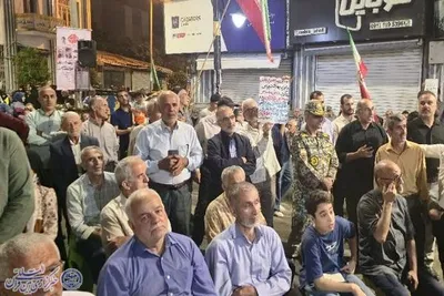 نودونهمین اجتماع مردم ولایتمدار بابلسر با وداع پیکر شهید احمد حسین‌نژاد