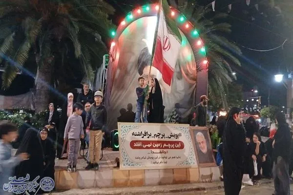شب‌های وفاداری در بابلسر؛ شکوه اجتماع مردمی در میدان شهدا و بیعت با رهبری