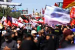 تشییع پیکر مطهر رهبر شهید در مشهد مقدس /1