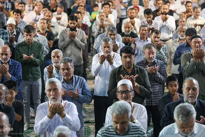 نماز عید قربان در حرم حضرت عبدالعظيم(ع)
