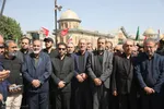 تشییع پیکر سپهبد شهید علی شادمانی در همدان‎