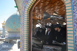 تحویل سال نو در شاهچراغ (ع)