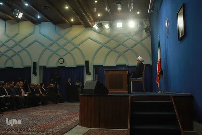 نشست خبری حجت‌الاسلام والمسلمین حسن روحانی، رئیس جمهور