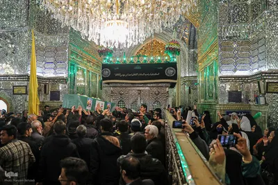 تشییع پیکر شهید مدافع حرم سیدمحمدرضا سادات علوی