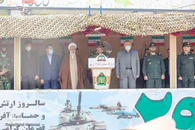 مراسم گرامیداشت روز ارتش در قزوین‎‎