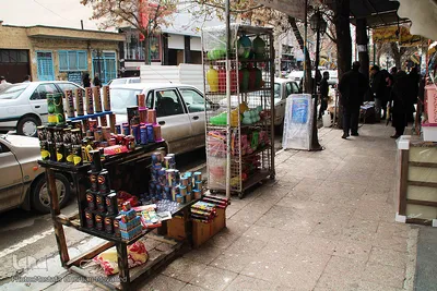 خلوتی بازار اهر در روزهای کرونایی