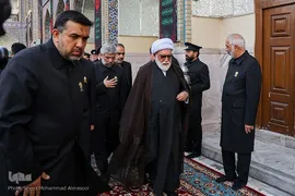 آیین سنتی «اذن عزا» در حرم مطهر امام رضا(ع)