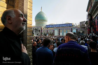 مراسم عزاداری ظهر اربعین در آستان حضرت عبدالعظیم(ع)