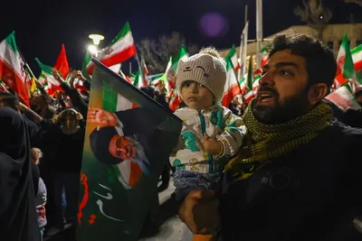 اجتماع مردم تبریز در خونخواهی قائد امت در شب ۱۲ فروردین