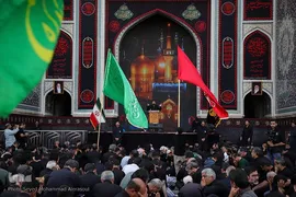 عزاداری شهادت امام رضا(ع) در حرم مطهر رضوی