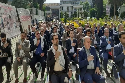 اولین سالگرد خاکسپاری شهید خوشنام و 9 شهید استانداری مازندران