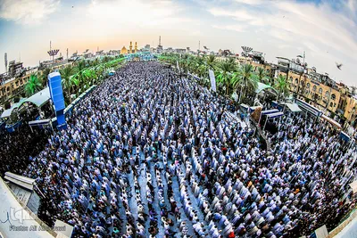 نماز عید سعید فطر در کربلای معلی