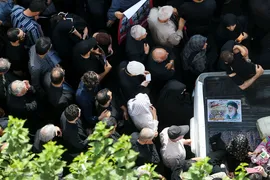 تشییع پیکر ۶۰ شهید اقتدار در تهران