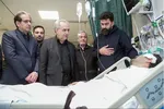 عیادت استاندار آذربایجان شرقی از مجروحان جنگ رمضان