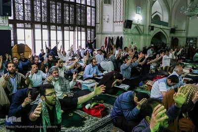 مراسم معنوی اعمال ام داود در حرم عبدالعظیم الحسنی(ع)