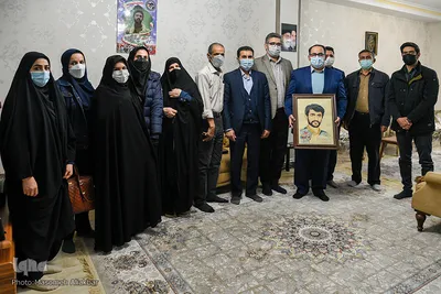 دیدار اعضای جهاددانشگاهی البرز با خانواده شهید دانشجو«مجید قربانی‌پور»