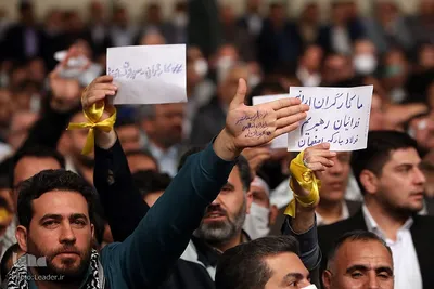 دیدار جمعی از کارگران با رهبر انقلاب