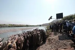 Araz çayı kənarında dini serial çəkilişləri aparılır