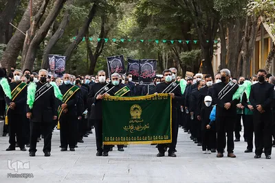 کاروان عزاداری و جاماندگان  پیاده روی شهادت امام رضا