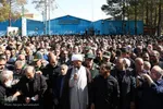 آیین تشییع و خاکسپاری پیکر مادر شهید خرازی