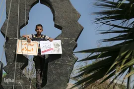 راهپیمایی نمازگزاران درمحکومیت جنایات آل‌سعود