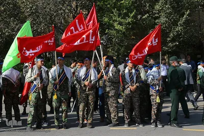 صبحگاه اقتدار معلمان و دانش‌آموزان بسیجی استان قم
