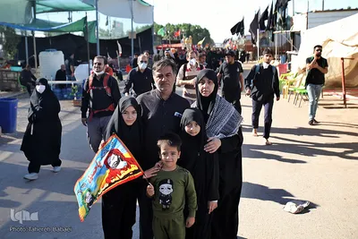 زائرین پیاده روی اربعین حسینی